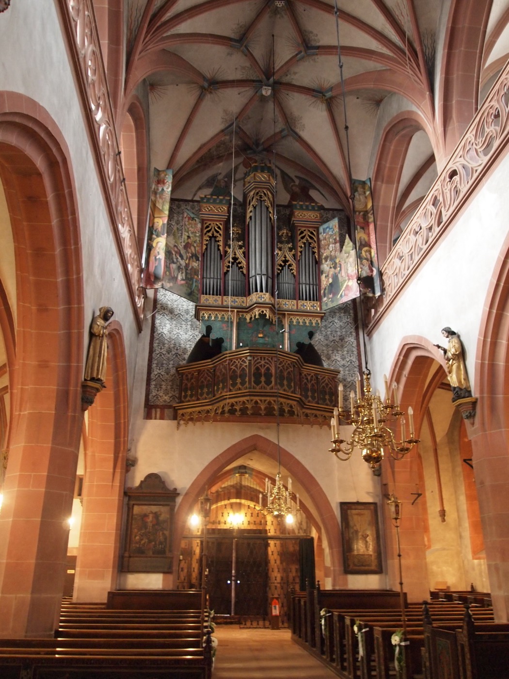Prospekt der Orgel in St. Valentin, Kiedrich